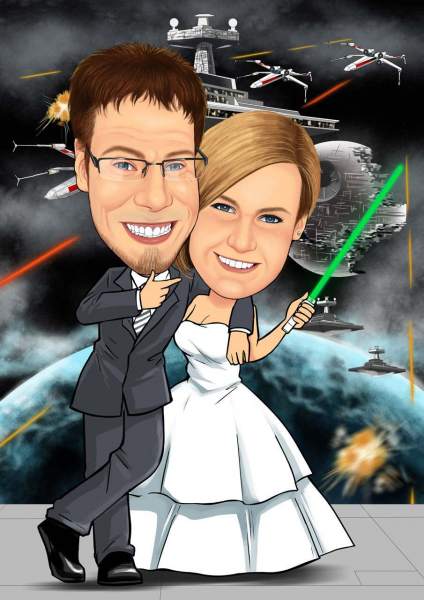 Star Wars Hochzeit