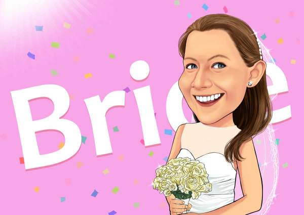 Karikatur Bride
